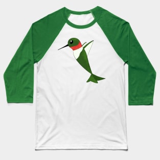 Ruby-Throated Hummingbird Baseball T-Shirt